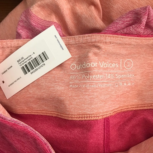 NWT Outdoor Voices 7/8 Springs Leggings S - Picture 5 of 5